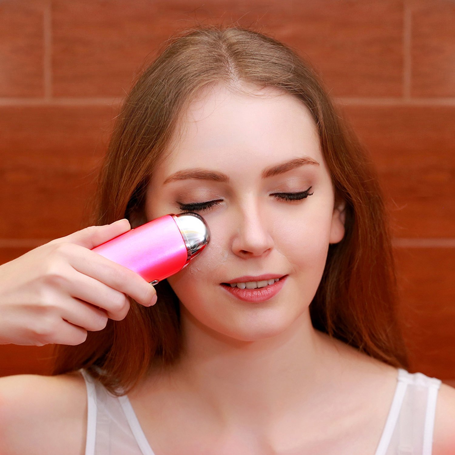 GPCT Massage Atomizer - Portable Handheld Massage Gun for Pain Relief & Muscle Recovery, Red - Perfect for Home, Gym, and Office Use