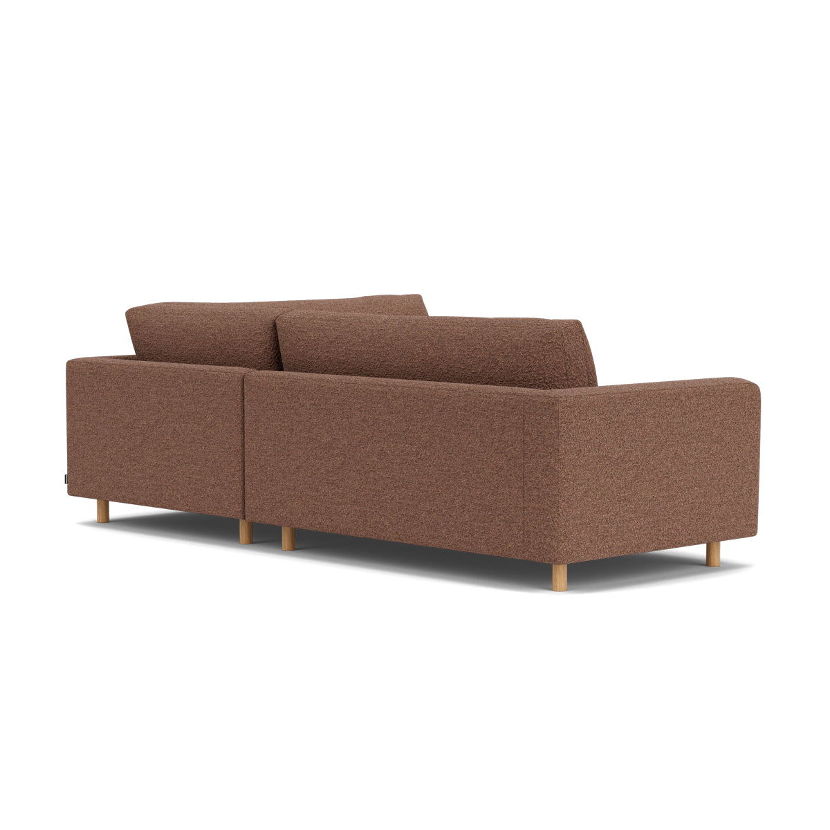 Douglas Boucle Right Corner Sofa - Modern L-Shaped Sectional Couch for Living Room, Lounge & Small Spaces - Soft Upholstered Fabric, Comfortable Seating for Home & Office