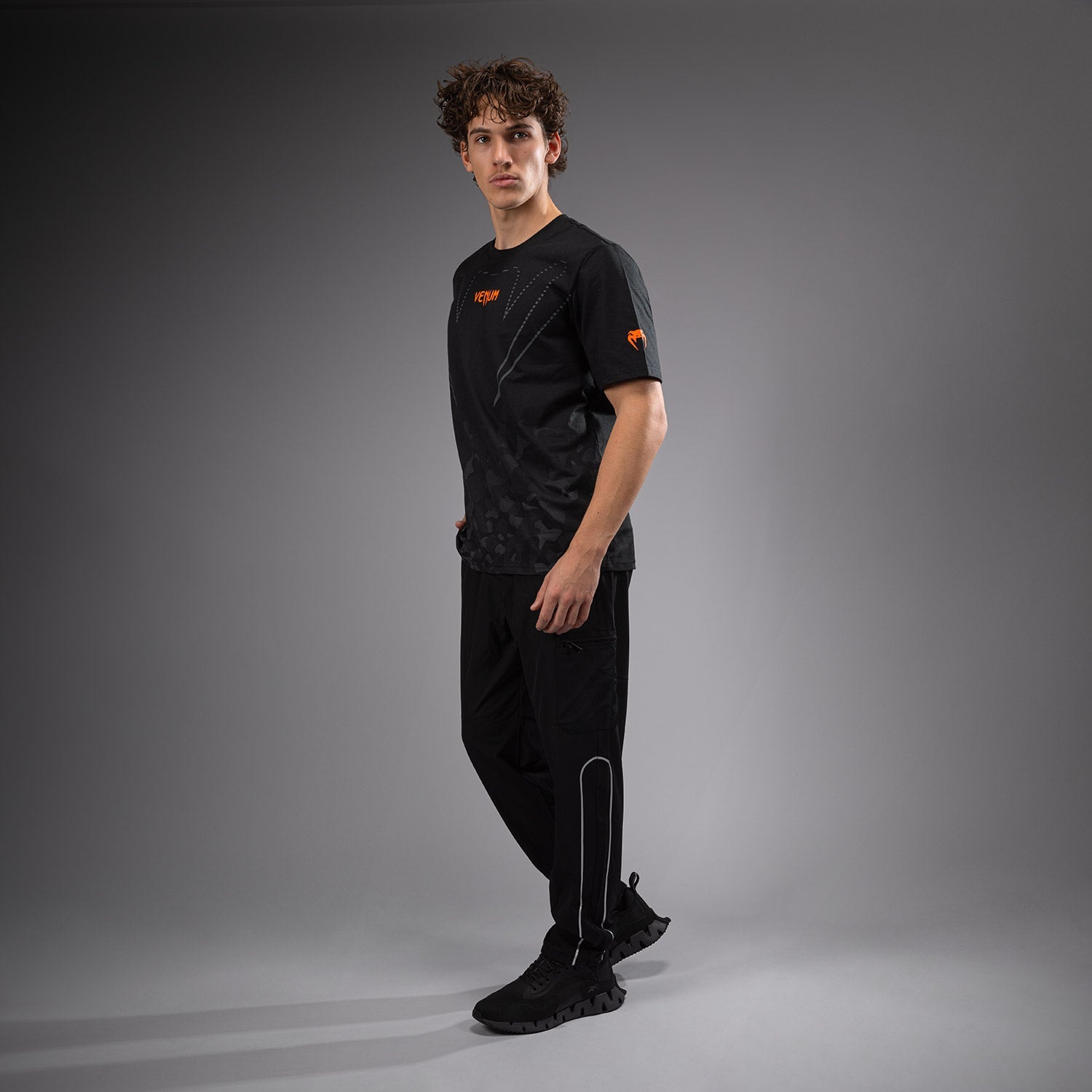 Venum Paddock Joggers - Men's Athletic Training Pants, Comfortable & Stylish Black Workout Joggers for Gym, Running & Casual Wear