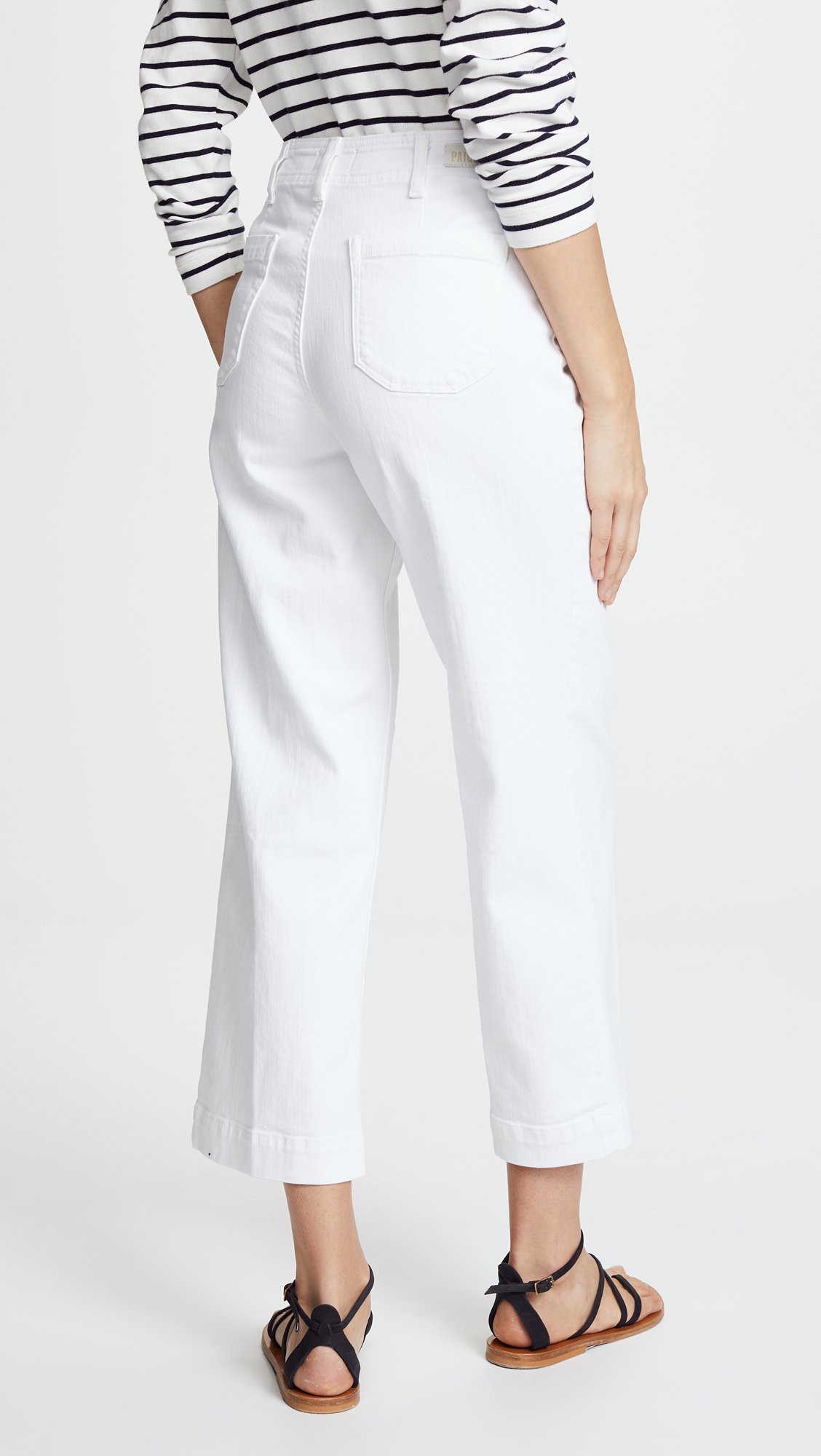 PAIGE Women's Nellie High-Rise Culotte Jeans - Comfortable & Stylish Wide-Leg Denim Pants for Casual Wear, Office & Weekend Outfits