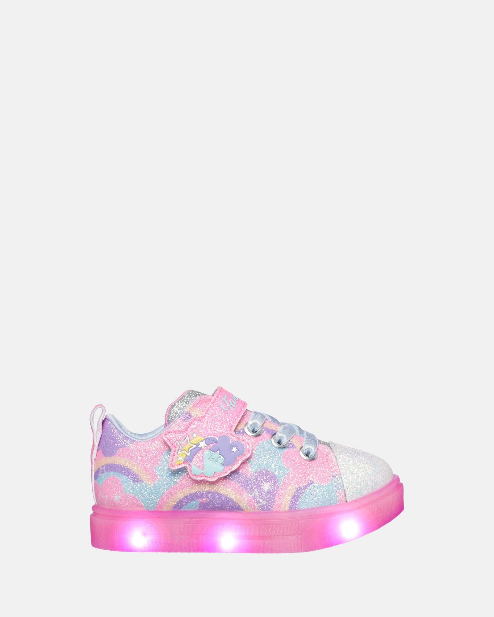 Twinkle Toes Sparks Ice 2.0 Infant Girls' Light-Up Sneakers - Pink & Multi-Color LED Shoes for Toddlers (Ideal for Playtime, Parties & Nighttime Safety)