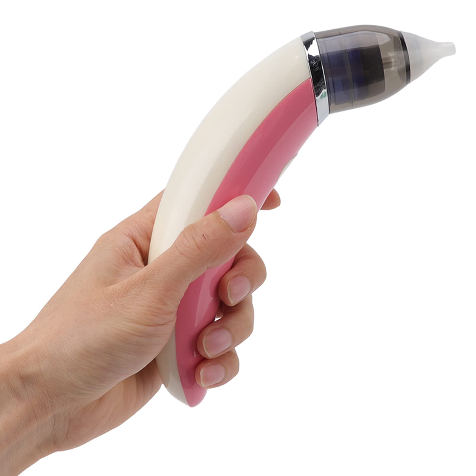 Electric Baby Nasal Aspirator & Earwax Cleaner - Dual Purpose Nose Snot Suction Device for Infants (Pink) | Gentle Newborn Nasal Care & Safe Ear Cleaning for Toddlers | Perfect for Congestion Relief & Hygiene at Home or Travel