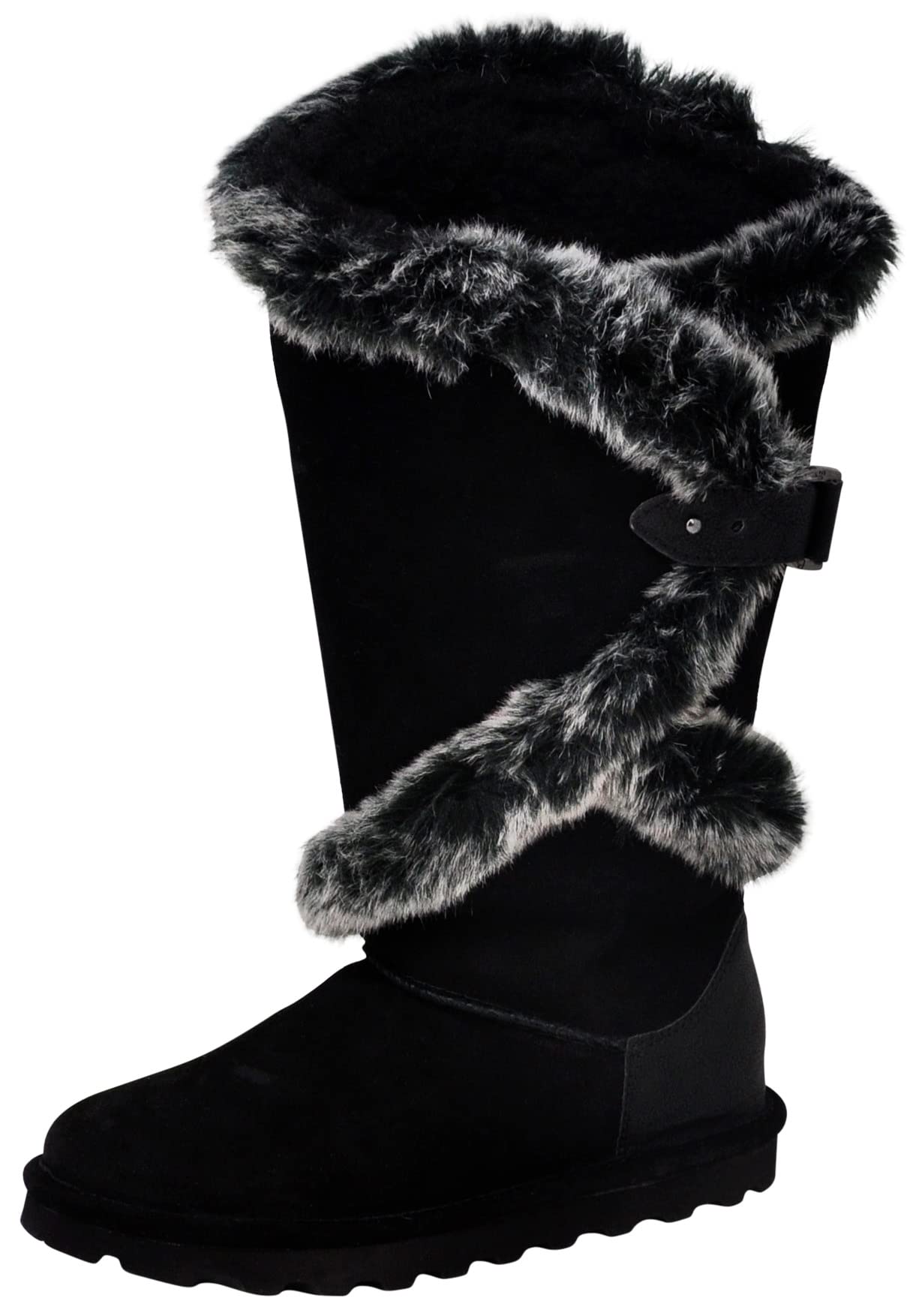 BEARPAW Women's Sheilah Tall Winter Boots - Classic Suede Slip-On Boots for Women | Warm & Comfortable Snow Boots | Multiple Colors Available | Perfect for Cold Weather, Snow Days & Outdoor Activities