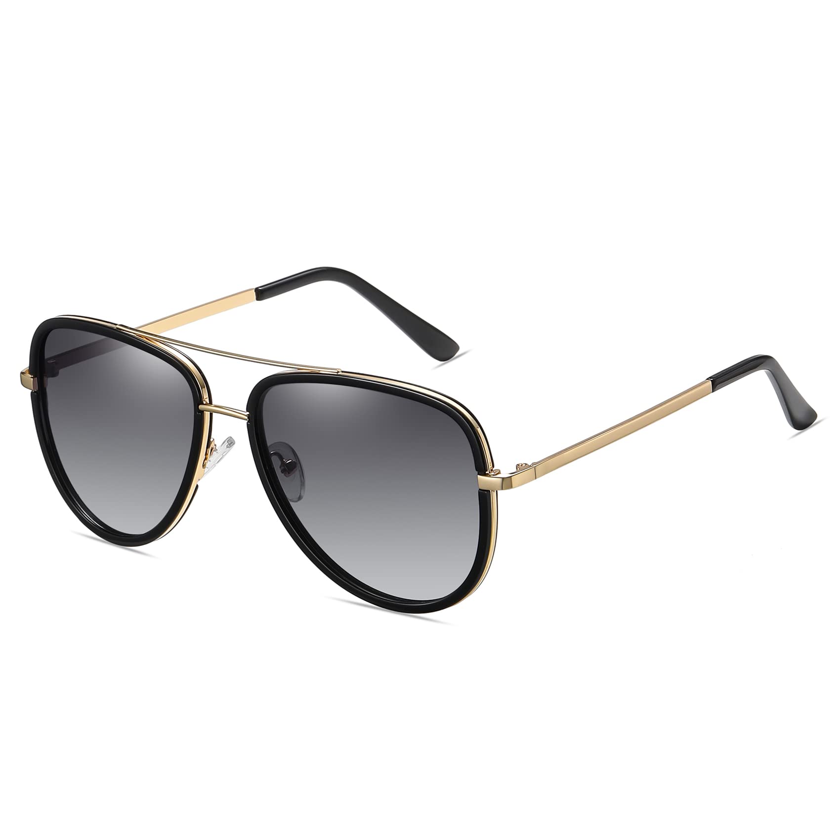 Stylish Polarized Aviator Sunglasses for Women - UV Protection & Anti-Glare - Perfect for Driving, Beach & Outdoor Activities