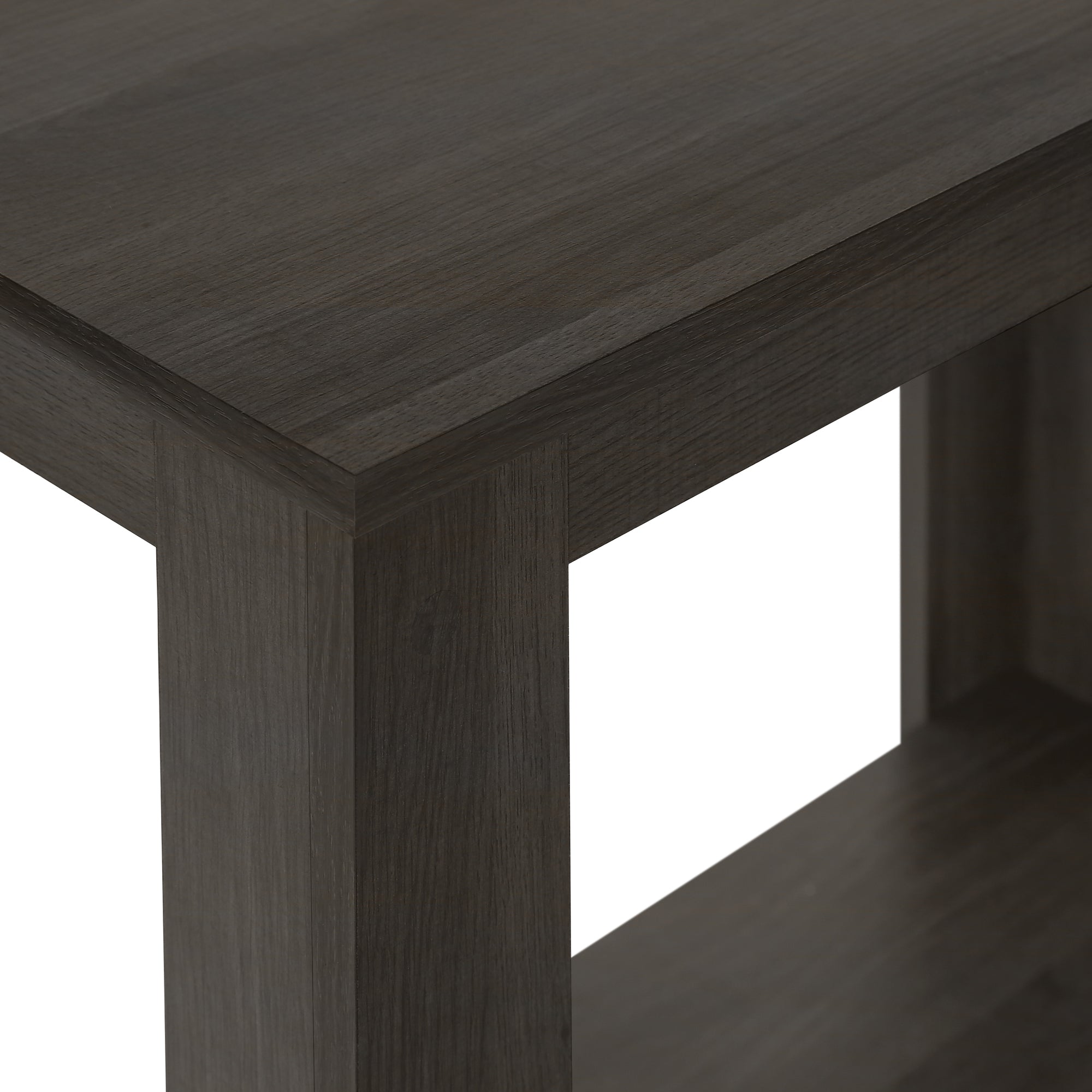 22-Inch Brown Oak Accent Table - Perfect for Living Room, Bedroom, or Entryway Decor