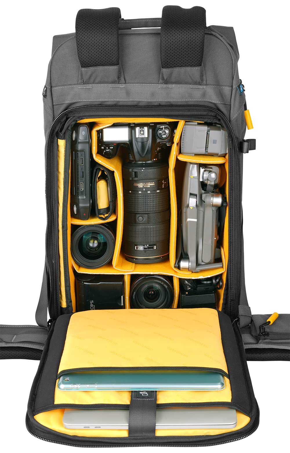 VANGUARD VEO Active Hiking Camera Backpack - Waterproof DSLR Backpack for Outdoor Photography, Travel & Adventure - Perfect for Hiking, Camping and Nature Exploration