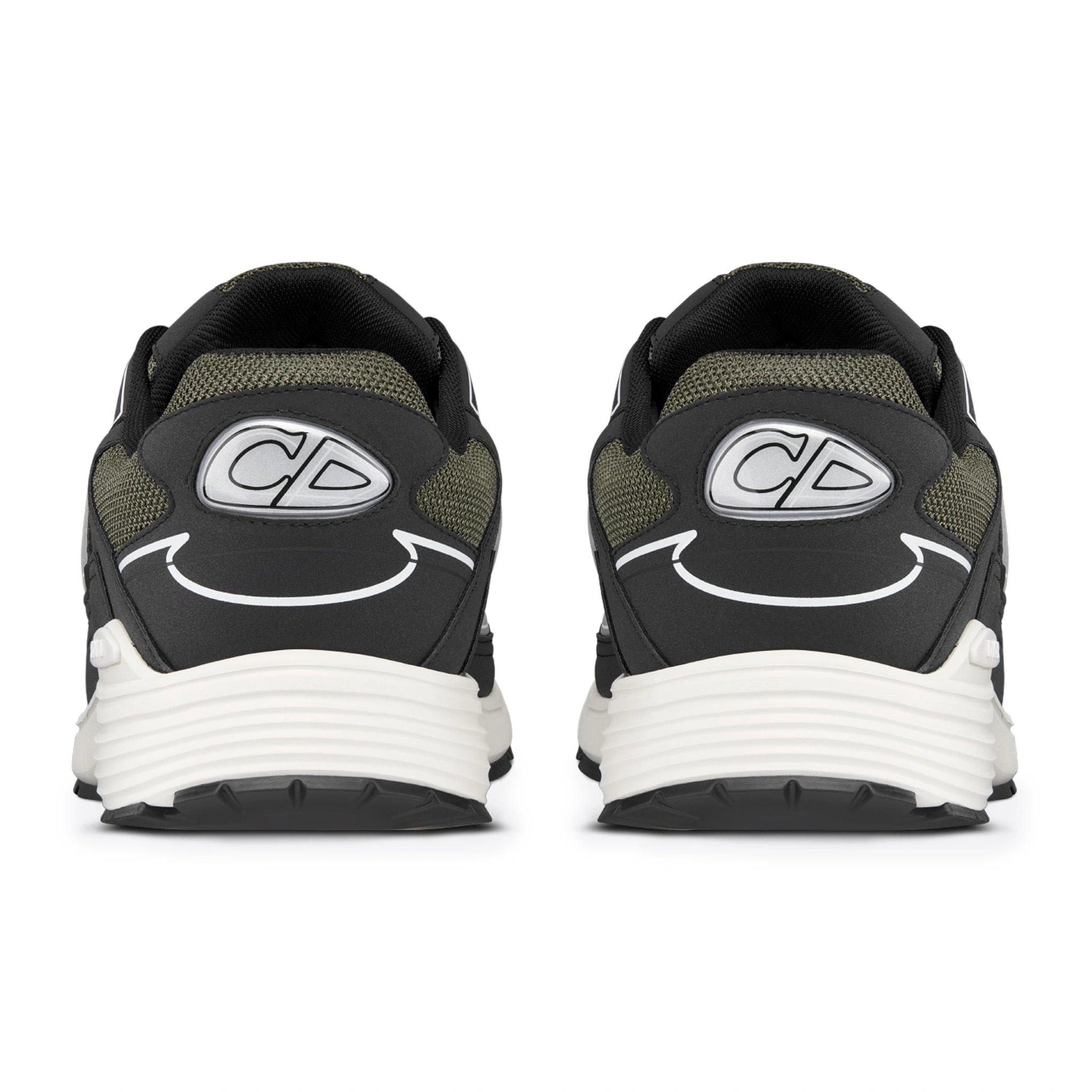 Dior B30 Mesh Deep Green Black Sneakers - Stylish Luxury Men's & Women's Fashion Shoes for Casual Wear & Street Style Outfits