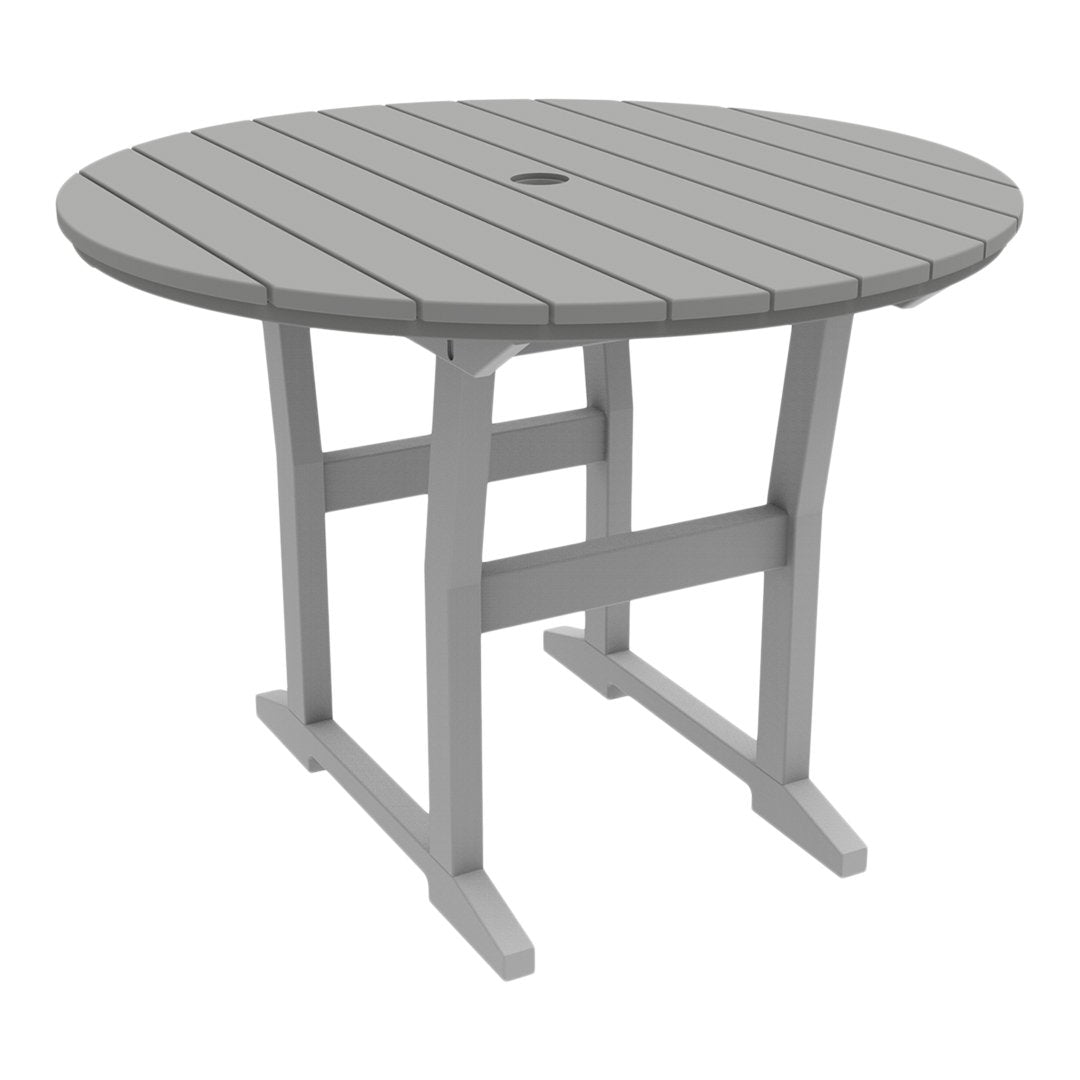 Coastline Cafe Round Dining Table - 36 Inch Modern Kitchen Table for Small Spaces, Breakfast Nook & Apartment - Perfect for Coffee Shops, Restaurants & Home Decor