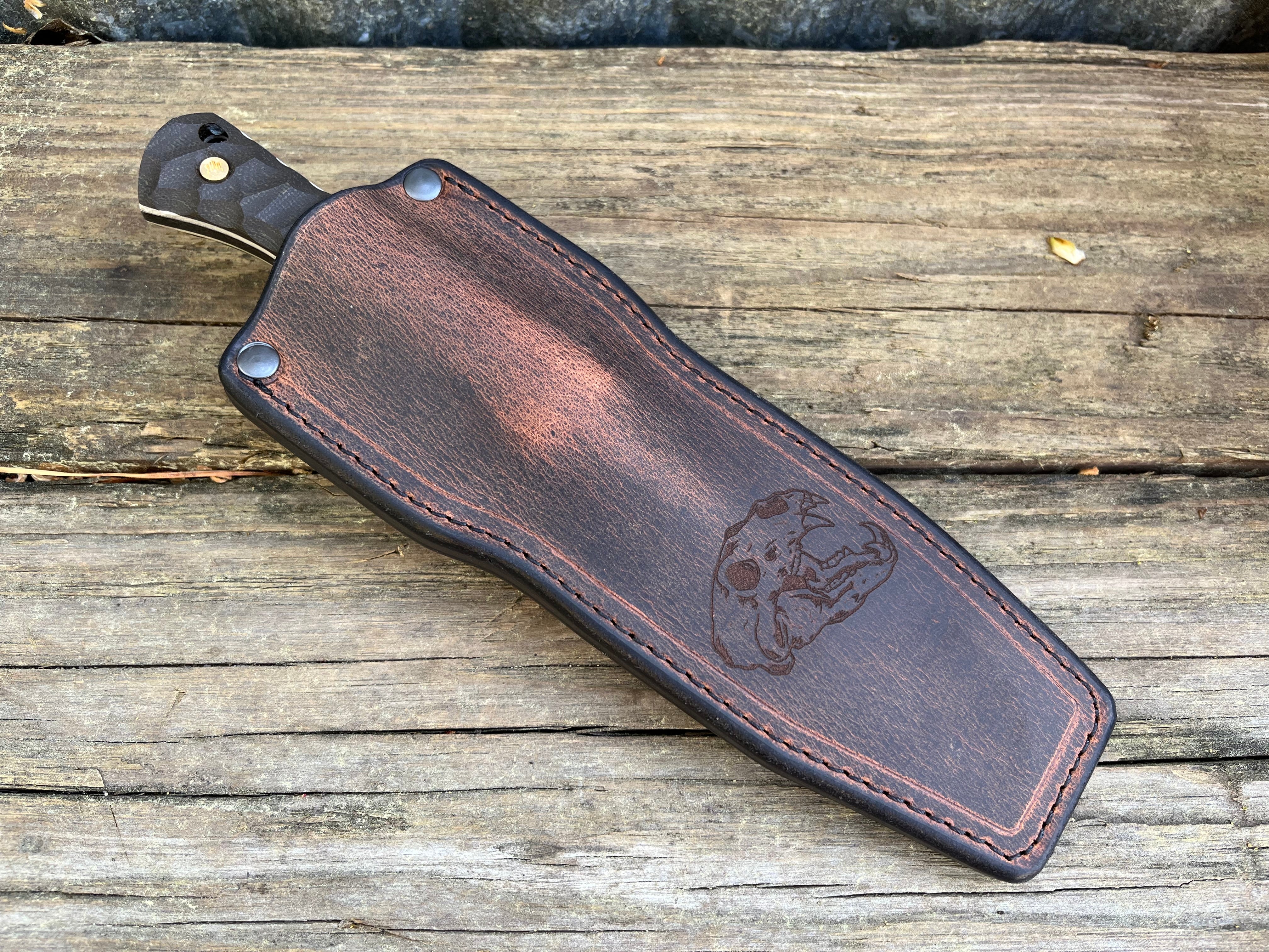 Premium Leather Hip Sheath for Knives & Tools - Durable Waist Holster for Camping, Hiking & Outdoor Adventures