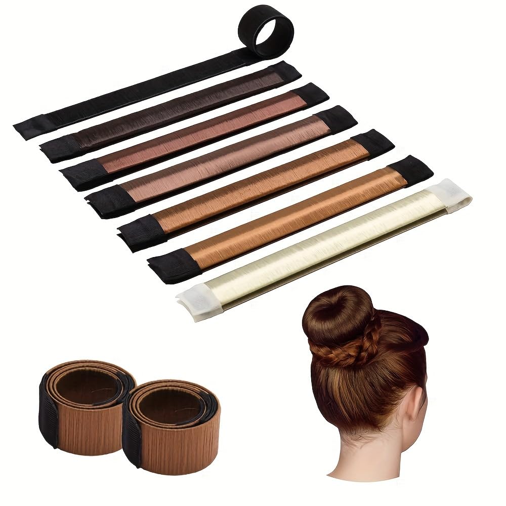 CHANDERKASH French Twist Bun Maker & Ponytail Holder - 2 Pack Hair Styling Tool for Effortless Updos, Braids & Chic Hairstyles | Perfect for Weddings, Parties & Everyday Elegance