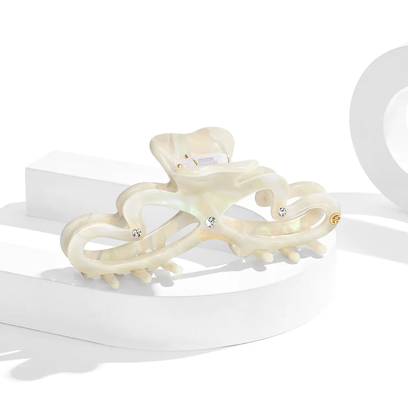 Hayley XL Hair Claw Clip - Large Hair Clips for Women, Strong Hold Hair Accessories for Thick Hair, Perfect for Ponytails, Buns & Updos (Great for Work, Gym & Everyday Use)