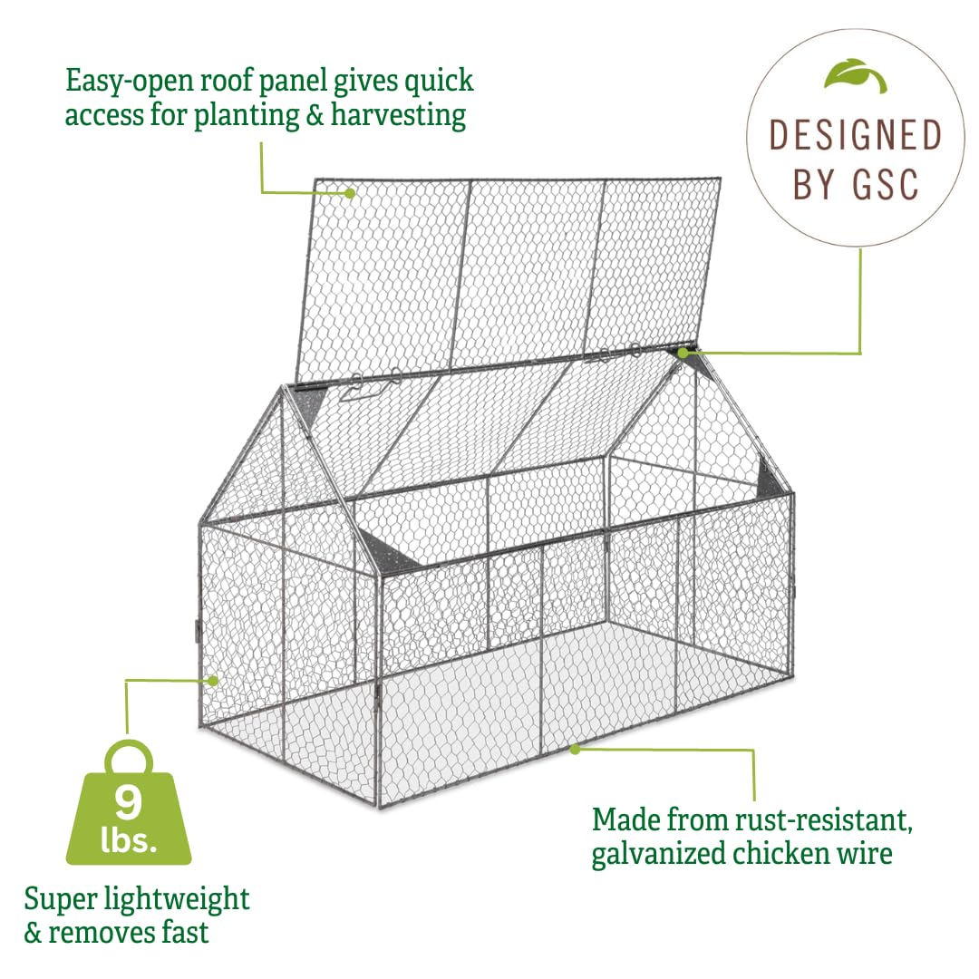 Gardener’s Supply Company Chicken Wire Crop Coop - 22