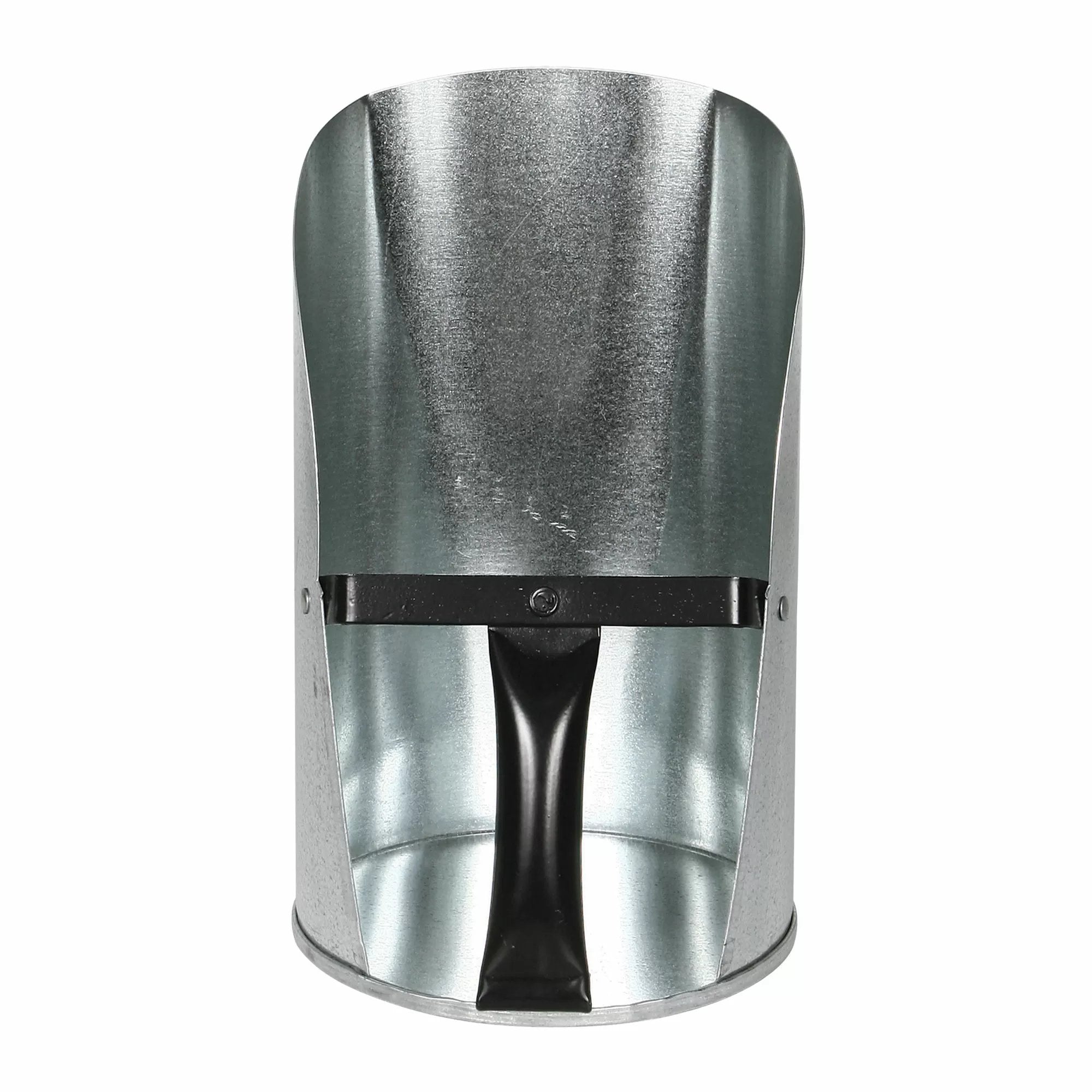Heavy Duty Galvanized Metal Feed Scoop for Horses, Chickens, Livestock - Durable Animal Feed Measuring Cup for Farm, Ranch, Stable Use