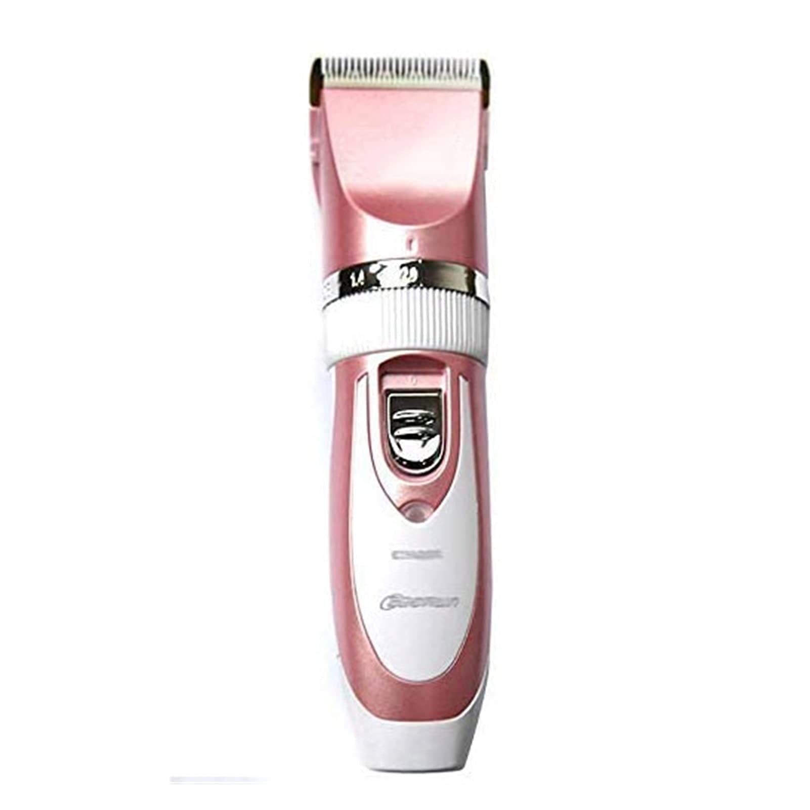 Professional Rechargeable Cordless Pet Grooming Clippers for Dogs, Cats & Horses - Quiet Low-Noise Trimmer with 5 Comb Guides & LED Light | Perfect for Home Grooming, Pet Salon & Animal Care (Pet Grooming Kit)