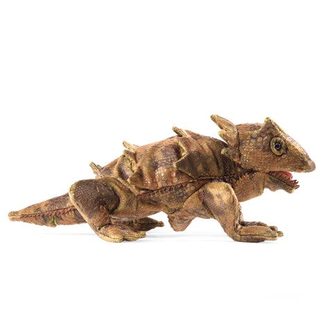 Folkmanis Horned Lizard Hand Puppet - Realistic Animal Puppet for Kids, Storytelling & Educational Play - Perfect for Classroom, Theater & Imaginative Play