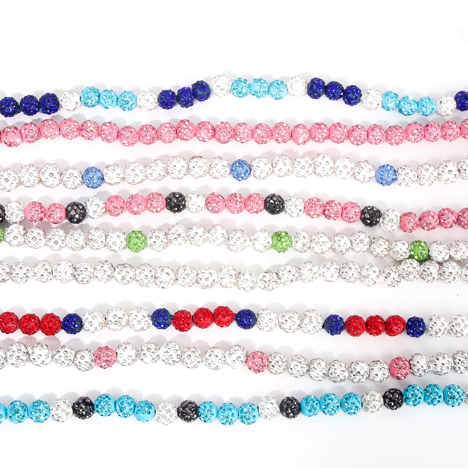 Baseball Bead Bracelets for Men & Women - 7.5+2 Inch Adjustable Rhinestone Charm Bracelet, Bling Ice Collection Baseball Team Jewelry Gift - Perfect for Games, Fan Events & Sports Lovers Accessories