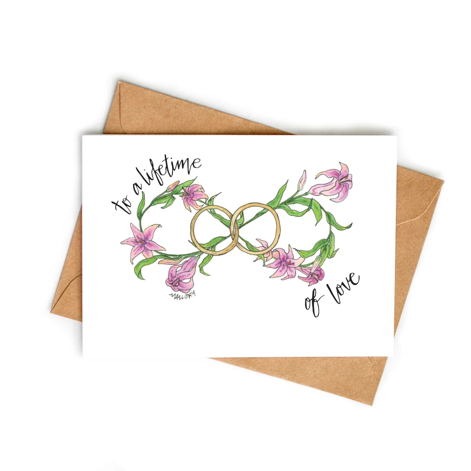 Lifetime of Love Wedding Card - Elegant & Heartfelt Greeting Card for Anniversaries, Engagements & Special Couples (Perfect for Wedding Invitations & Romantic Occasions)