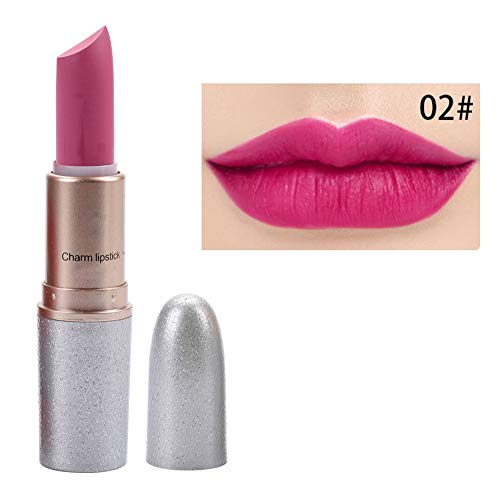 Long Lasting Moisturizing Lipstick & Lip Gloss Set - Non-Stick, Hydrating Lip Makeup for Women (02 Santa Claus Red) | Perfect for Fashion Shows, Parties & Daily Wear