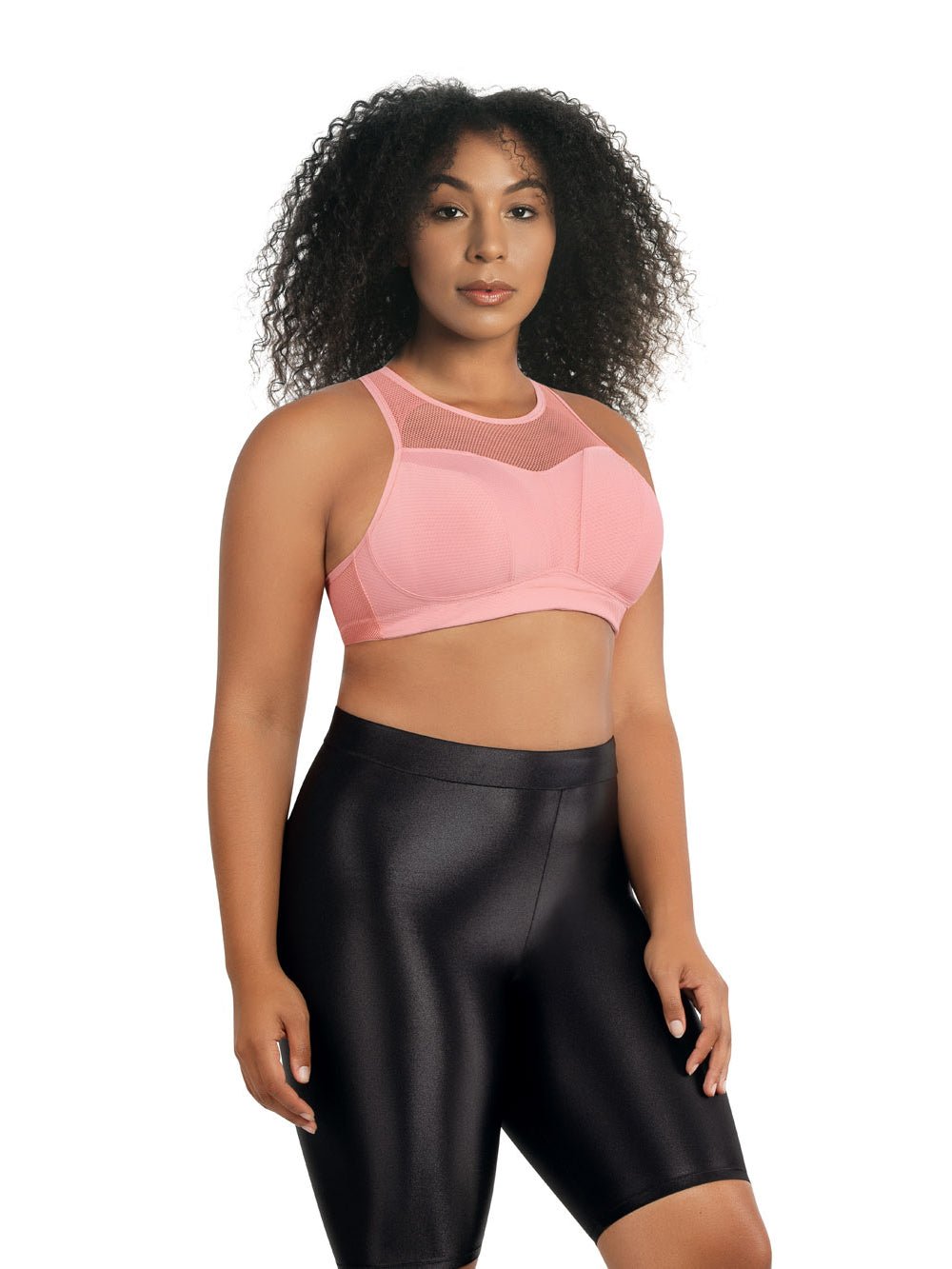 Wire-Free Low Impact Sports Bra for Women - Parfait Breeze in Pink Blush | Perfect for Yoga, Running & Gym Workouts