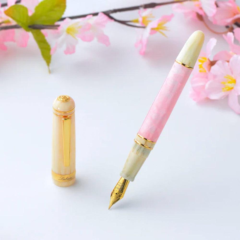 Premium Laban Fountain Pen - Elegant Sakura Design for Smooth Writing | Ideal for Calligraphy, Journaling, and Gift Giving