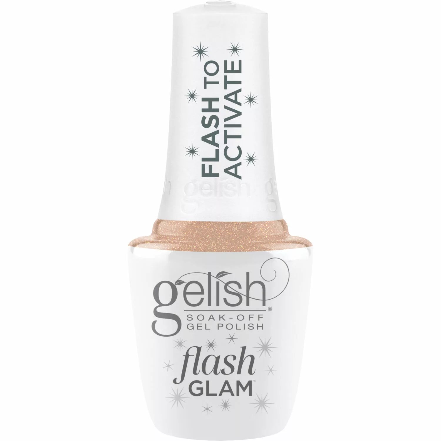 Gelish Flash Glam Nail Polish - Bright Up My Alley (0.5 fl oz) - Long-Lasting Gel Nail Polish for Salon-Quality Manicures at Home, Perfect for Parties & Special Occasions