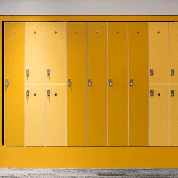 Hollman Heavy-Duty Plastic Laminate Lockers - Durable School, Gym & Office Storage Solutions for Secure Organization
