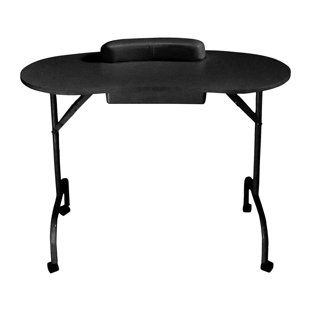 Portable Manicure Table with Carrying Bag - Lightweight Foldable Nail Salon Table for Professional & Home Use - Perfect for Manicurists, Nail Technicians & DIY Nail Care