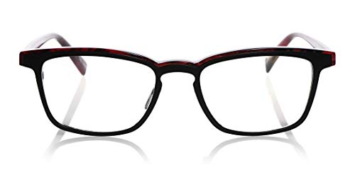 Black/Red Marble Front With Red Marble Temples