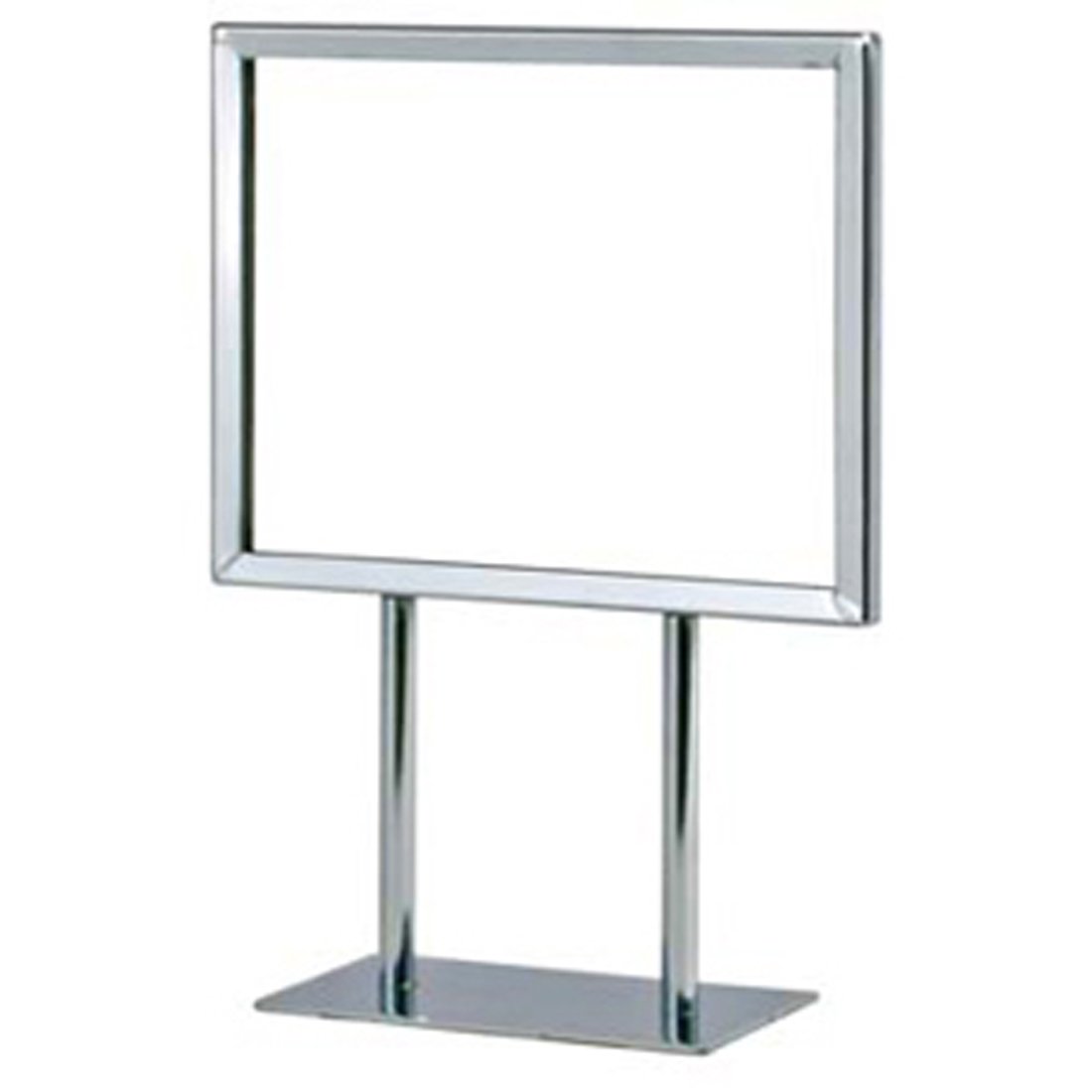 Chrome Top Loading Horizontal Sign Holder - 11