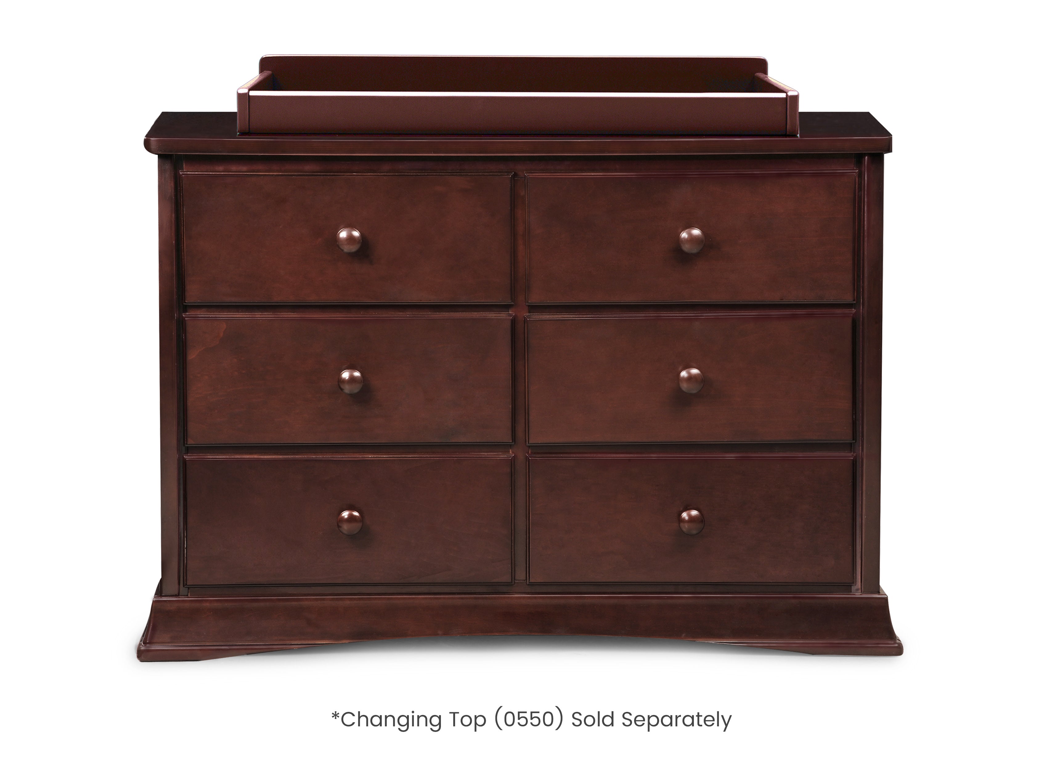 Stylish Bentley 6-Drawer Wooden Dresser for Bedroom - Modern Storage Chest with Smooth Gliding Drawers | Perfect for Master Bedroom, Guest Room & Nursery Organization
