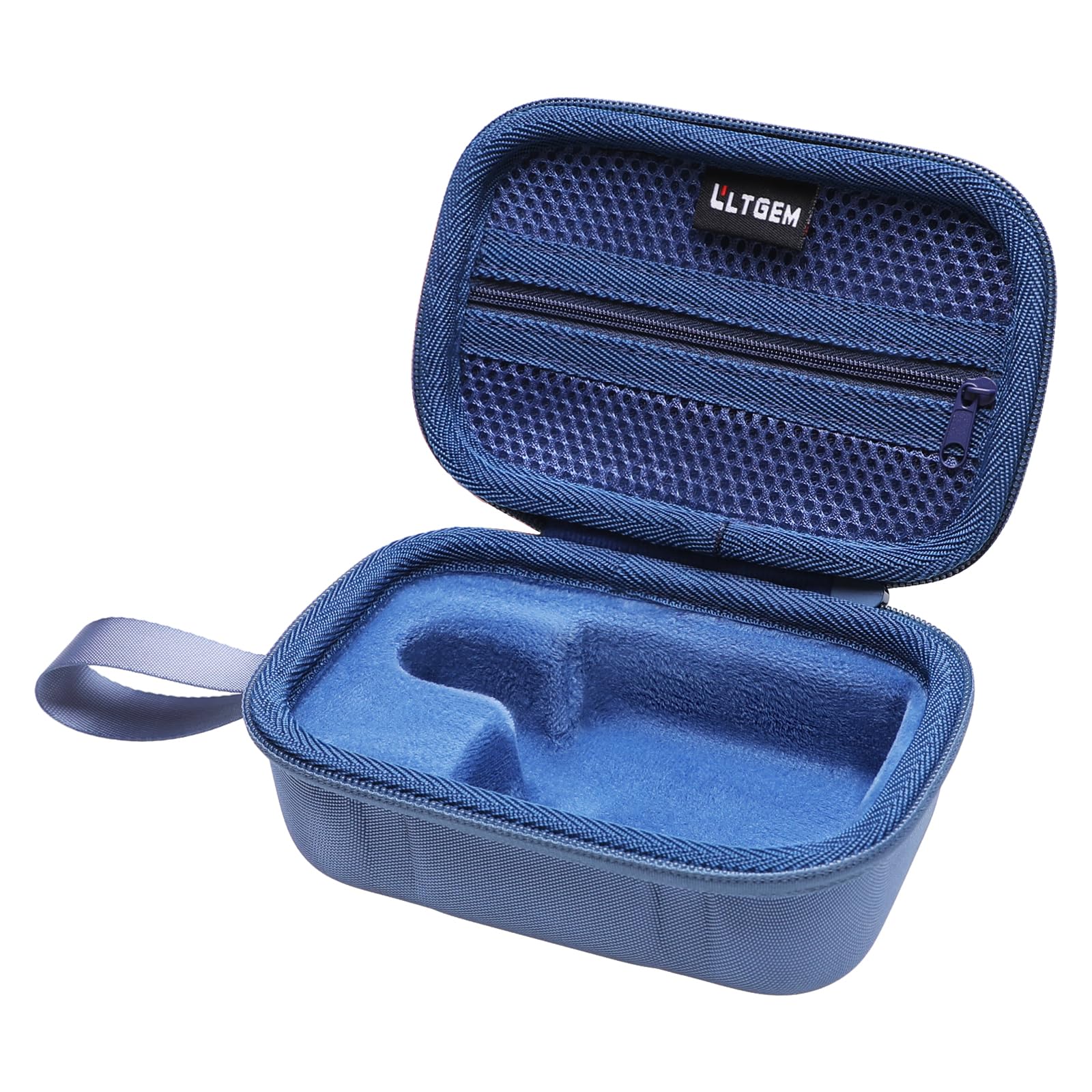LTGEM Protective Case for JBL Go 3 Portable Speaker - Shockproof & Water-Resistant Cover - Perfect for Travel, Beach, Pool & Outdoor Adventures (Blue)