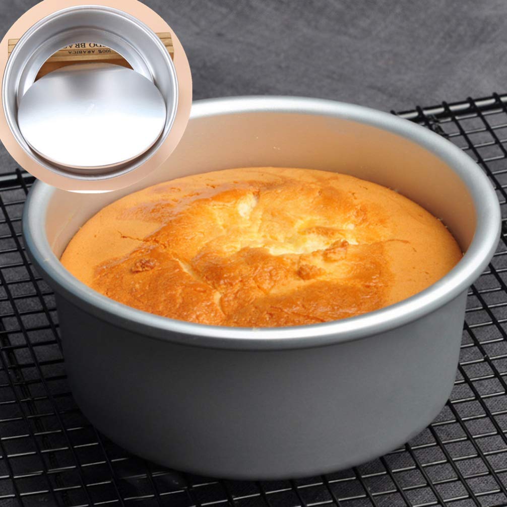2-Piece Non-Stick Bread Baking Tray Set - Heavy Duty Stainless Steel Cake Pan for Home Baking, Pastry & Dessert Making - Perfect for Oven, Microwave & Party Serving