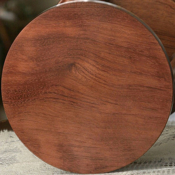 Premium Solid Bubinga Wood Hourglass with Elegant Spiral Spindles - Perfect for Home Décor, Office Desk Accessory, and Meditation Timer