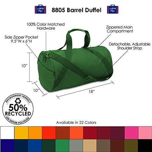 Liberty Bags 8805 Royal Blue 12x15 Inch Plastic Grocery Bags - Case of 24 - Durable & Reusable Shopping Bags for Retail Stores, Supermarkets & Farmers Markets