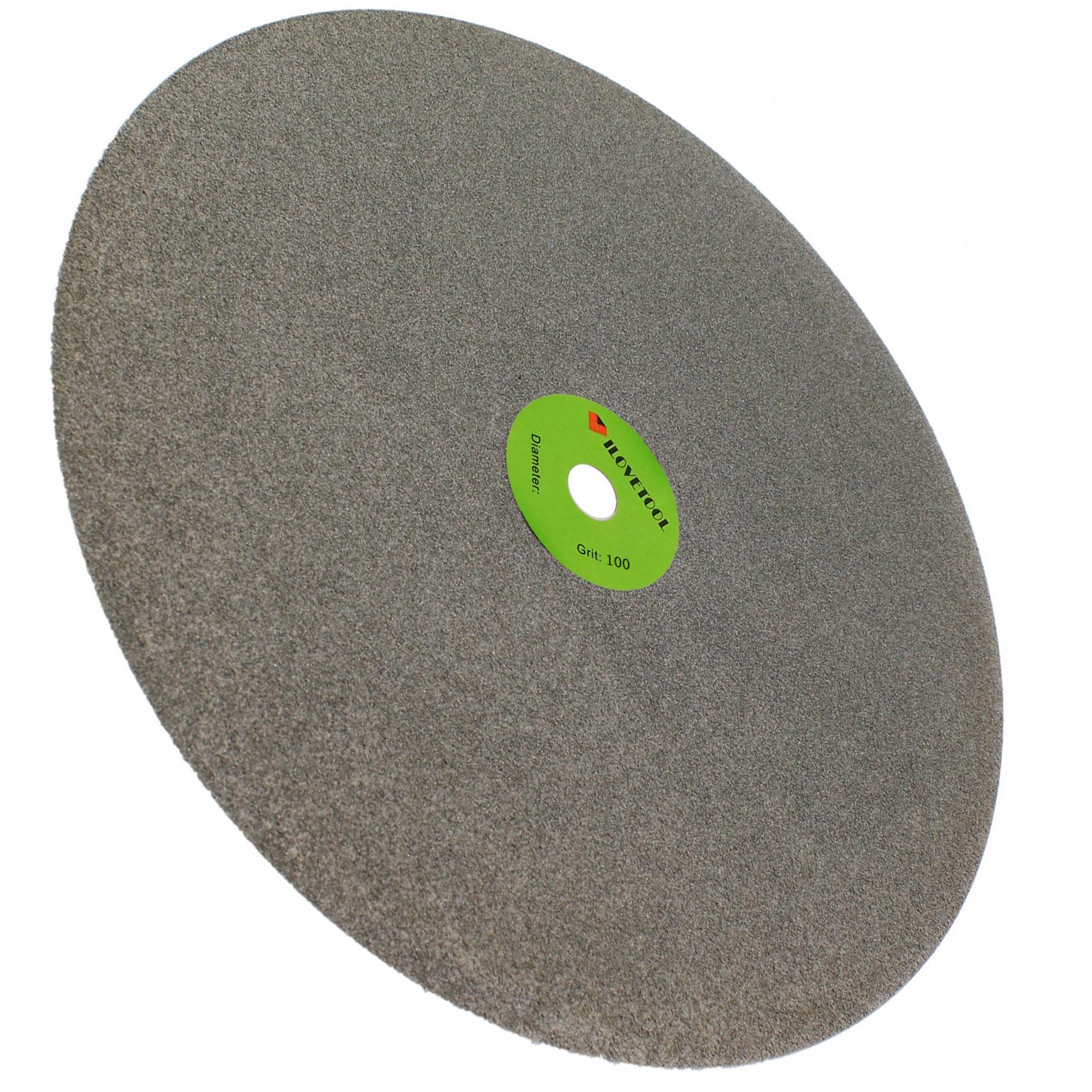 ILOVETOOL 600mm Diamond Grinding Disc Wheel - 100 Grit Coarse Flat Lap Disc for Stone, Glass & Metal Polishing - Perfect for Lapidary, Jewelry Making & DIY Projects