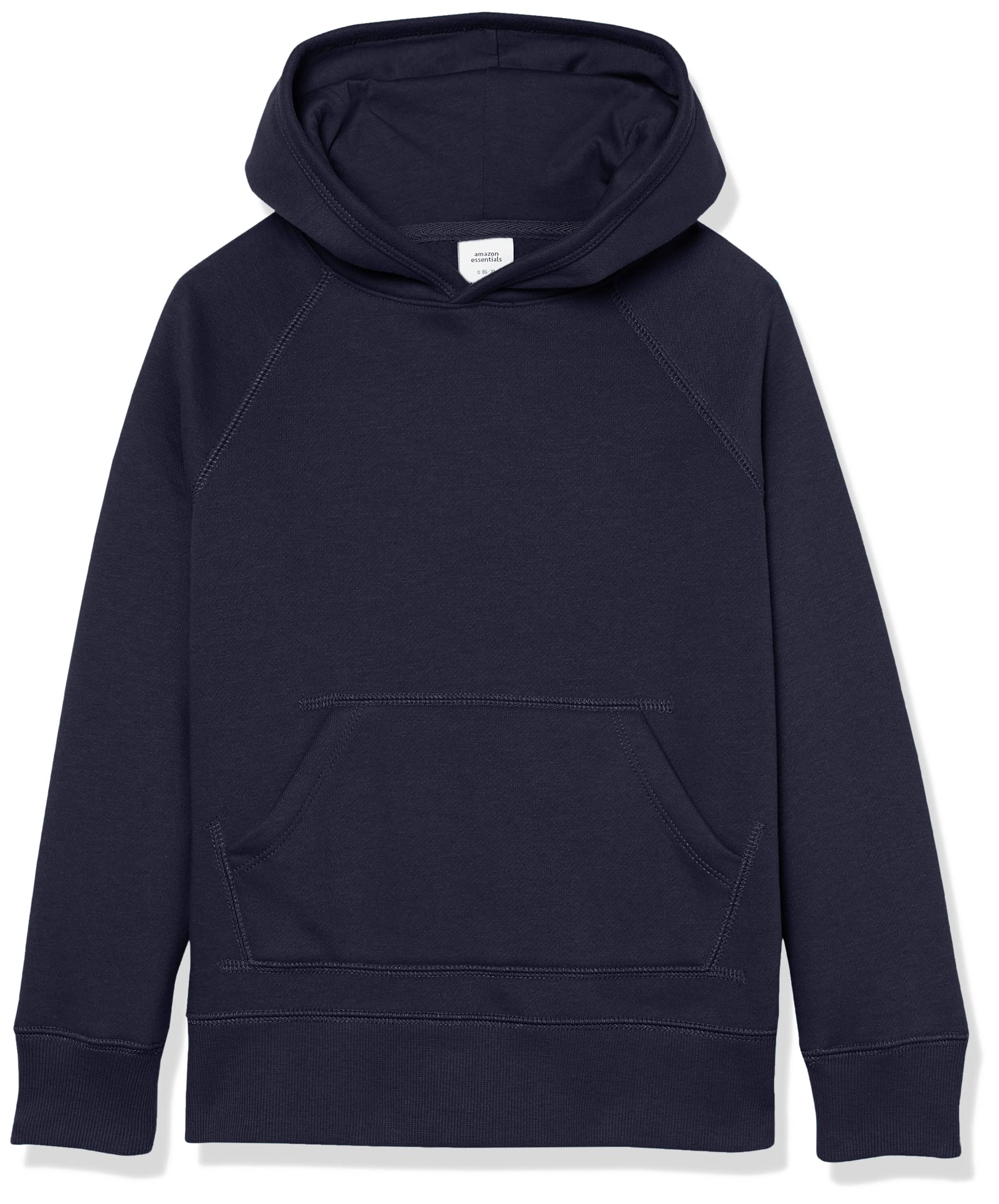 Amazon Essentials Girls and Toddlers' Pullover Hoodie Sweatshirt - Soft Fleece Cotton Blend for Kids - Perfect for School, Playdates & Outdoor Activities