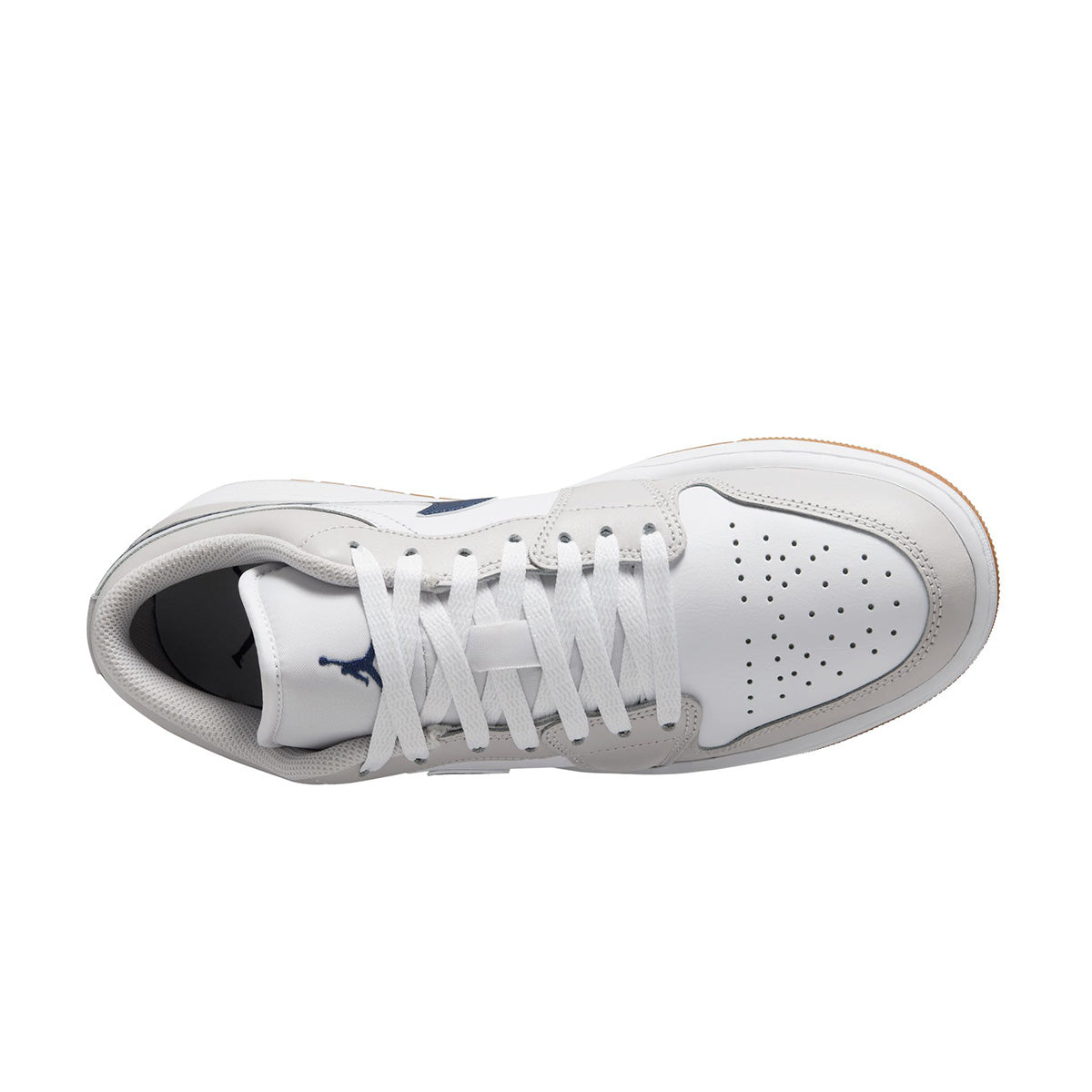 Air Jordan 1 Low 'Midnight Navy Neutral Grey' Sneakers - Men's Basketball Shoes for Casual Wear & Street Style