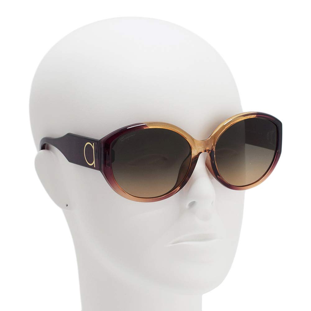 Ferragamo SF 947 SA 212 Sunglasses - Wine & Caramel Tortoise Frame - Luxury Designer Shades for Women & Men - Perfect for Outdoor Activities, Beach, Driving & Fashion Statement