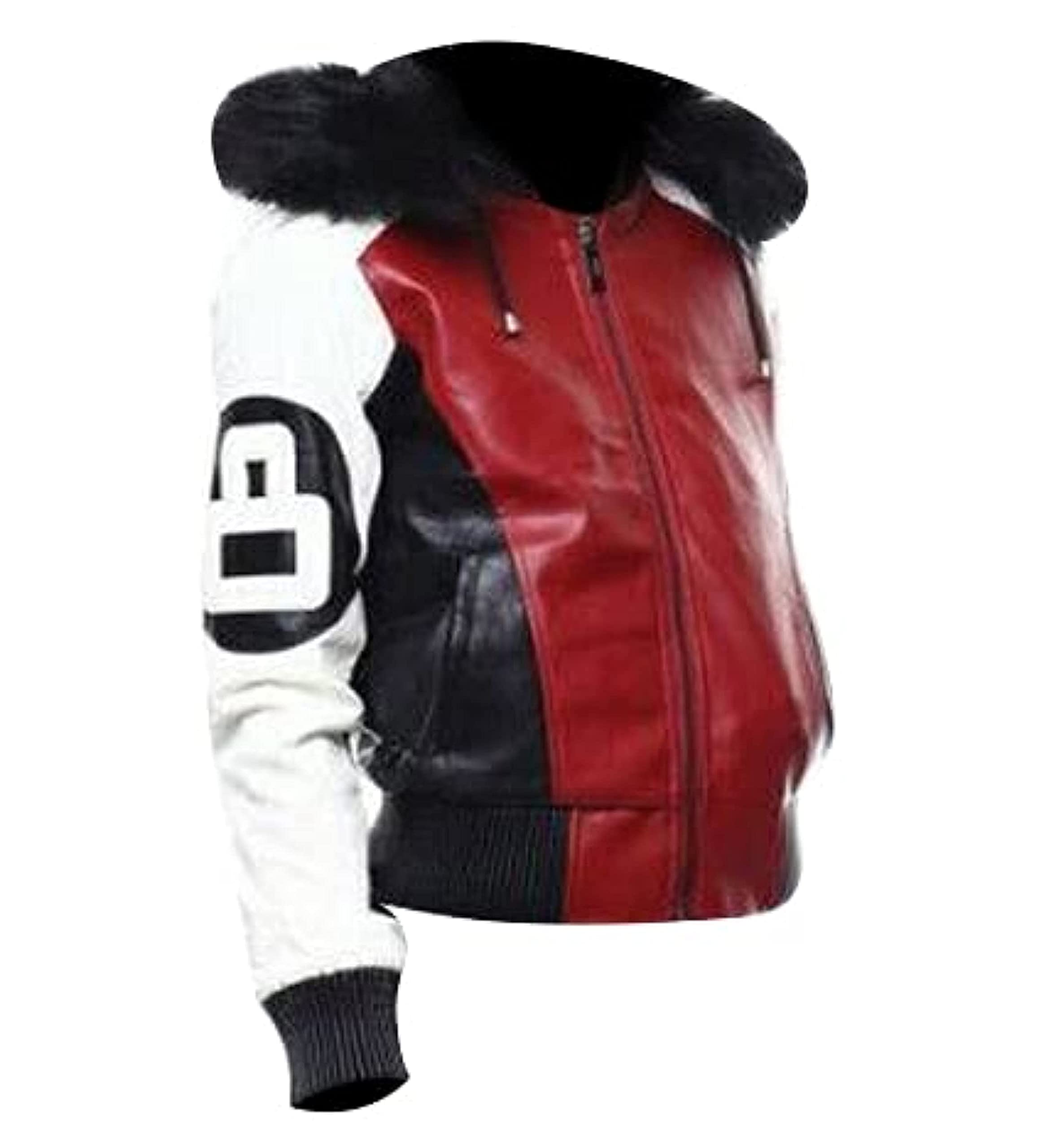 Women's 8 Ball Varsity Bomber Jacket - Hooded Letterman Leather Jacket in Multicolor | Stylish Baseball Jacket for Casual Wear, Street Fashion & Retro Outfits