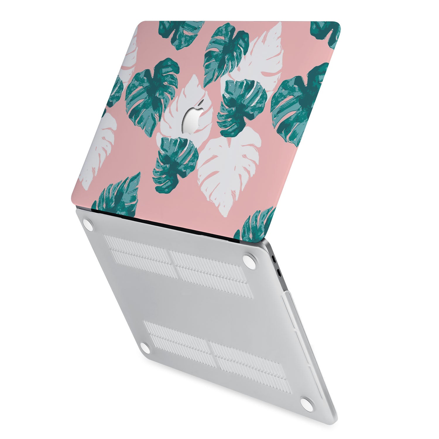 Premium MacBook Pro/Air Protective Case with Pink Floral Design - Slim & Durable Cover for Work, Travel & Everyday Use