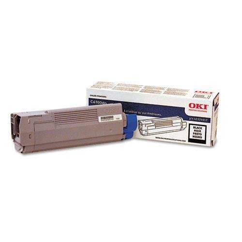 OKIDATA CORPORATION 43324420 Black Toner Cartridge - High Yield 6000 Pages | Compatible with OKIDATA Printers for Office & Home Use