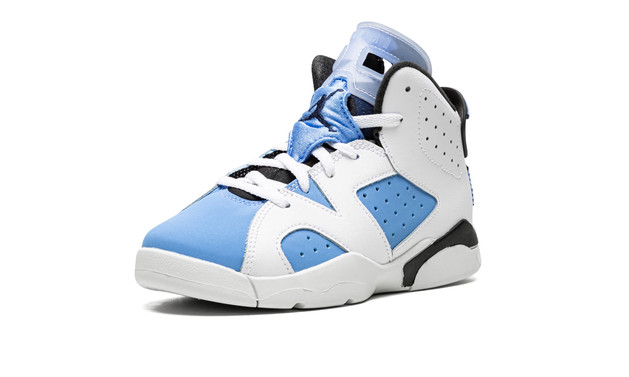 Jordan Air 6 Retro Sneakers - University Blue & White - Pre-School Size DV3605-410 | Kids Basketball Shoes for School & Play
