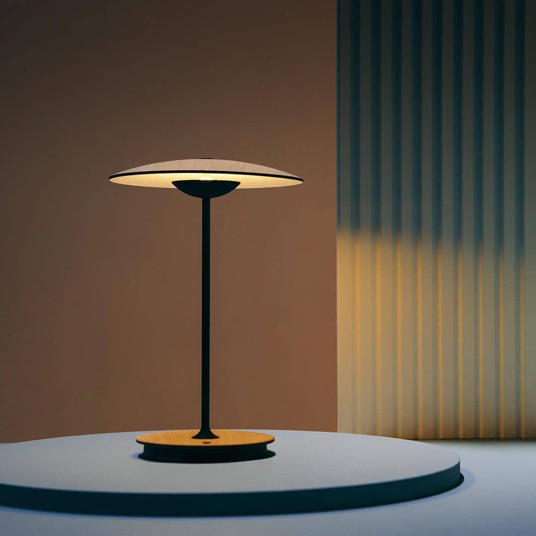 Ginger Table Lamp - Modern LED Night Light for Bedroom, Living Room, and Office - Warm White Light for Relaxation and Ambience