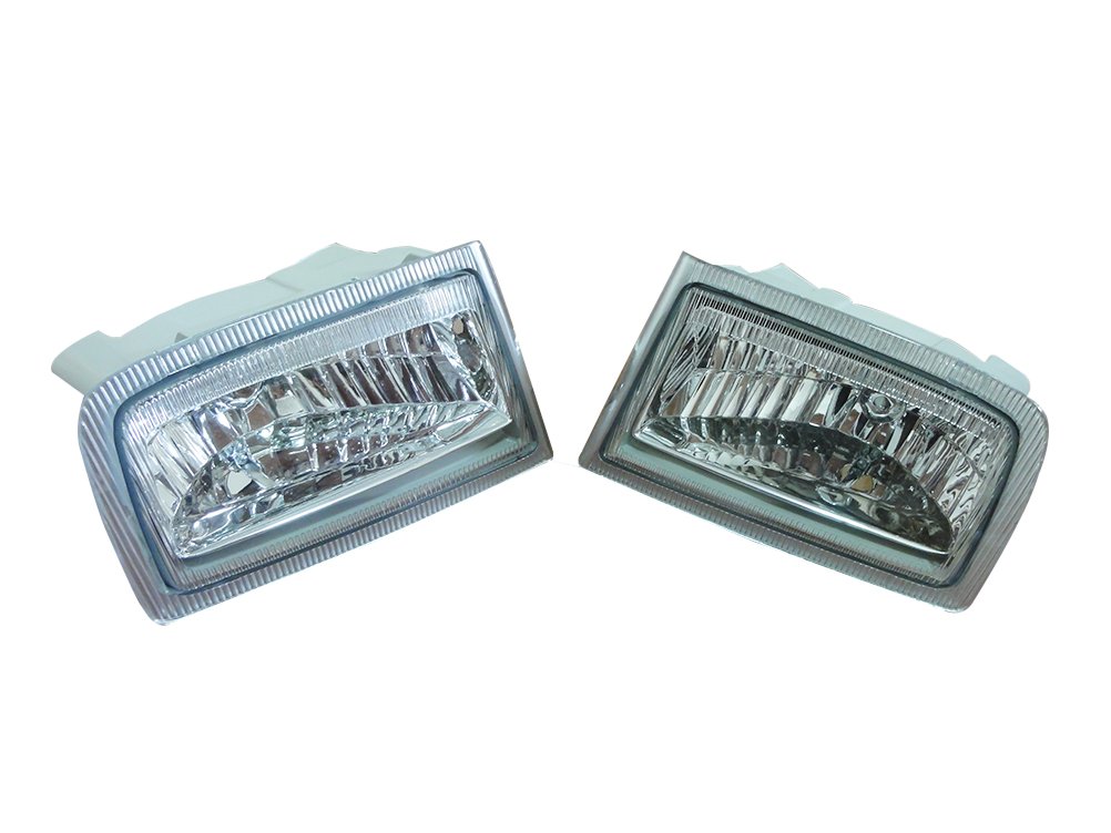 2Pcs Clear Lens Fog Lights Lamps for Toyota Land Cruiser Prado FJ90 (2001-2002) - Durable Front Bumper Replacement - Perfect for Off-Roading & Night Driving