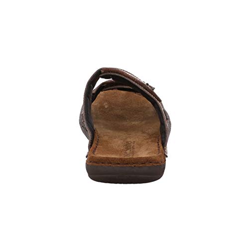 Josef Seibel Paul 07 Men's Comfort Sandals - EU 45 (US 11) in Cafe/Asphalto - Breathable Walking Sandals for Summer Travel & Casual Outings