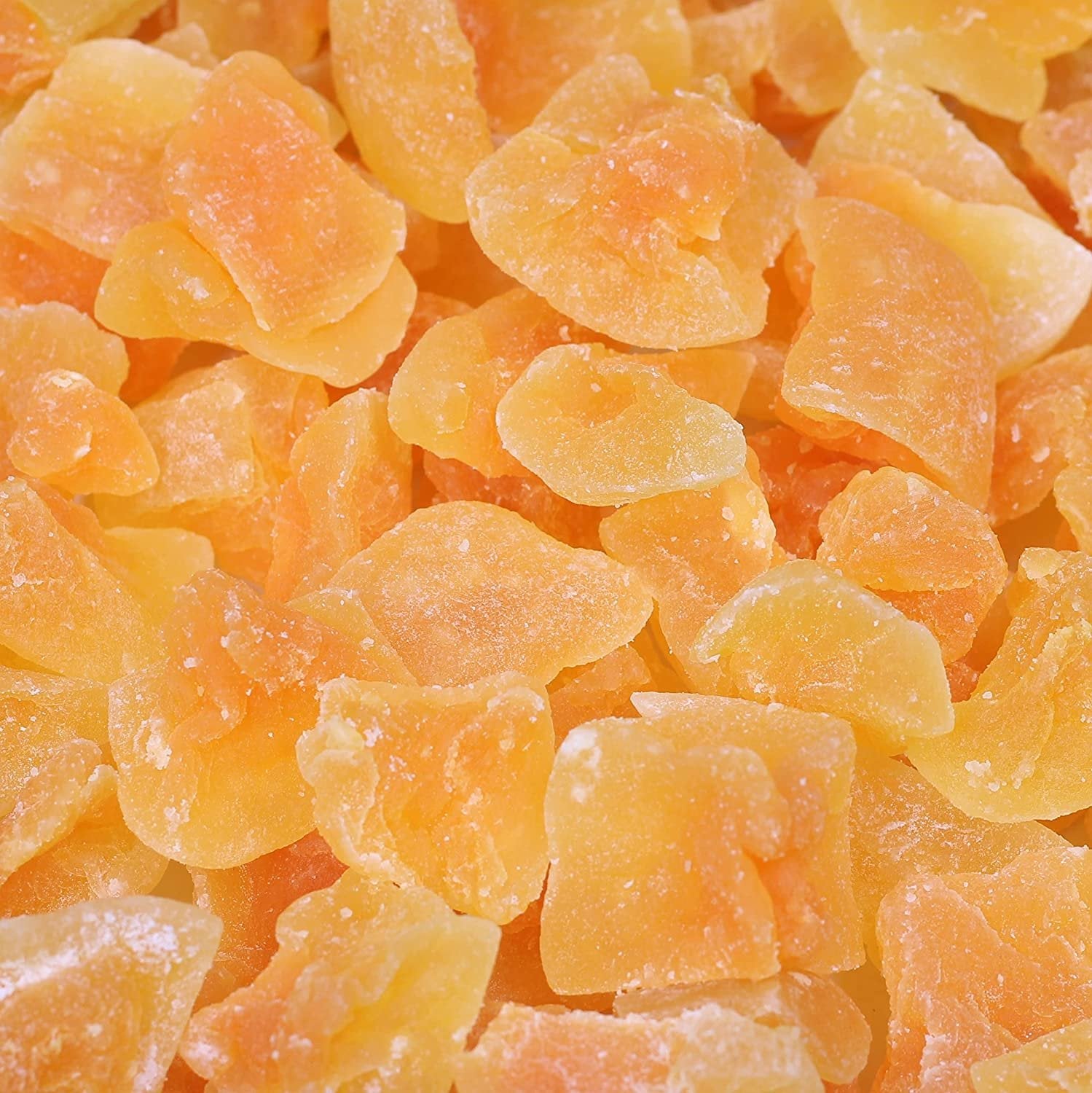 Premium Dried Cantaloupe Chunks - Sweet & Chewy Natural Snack - Healthy Dried Fruit for Hiking, Camping & On-the-Go Energy Boost