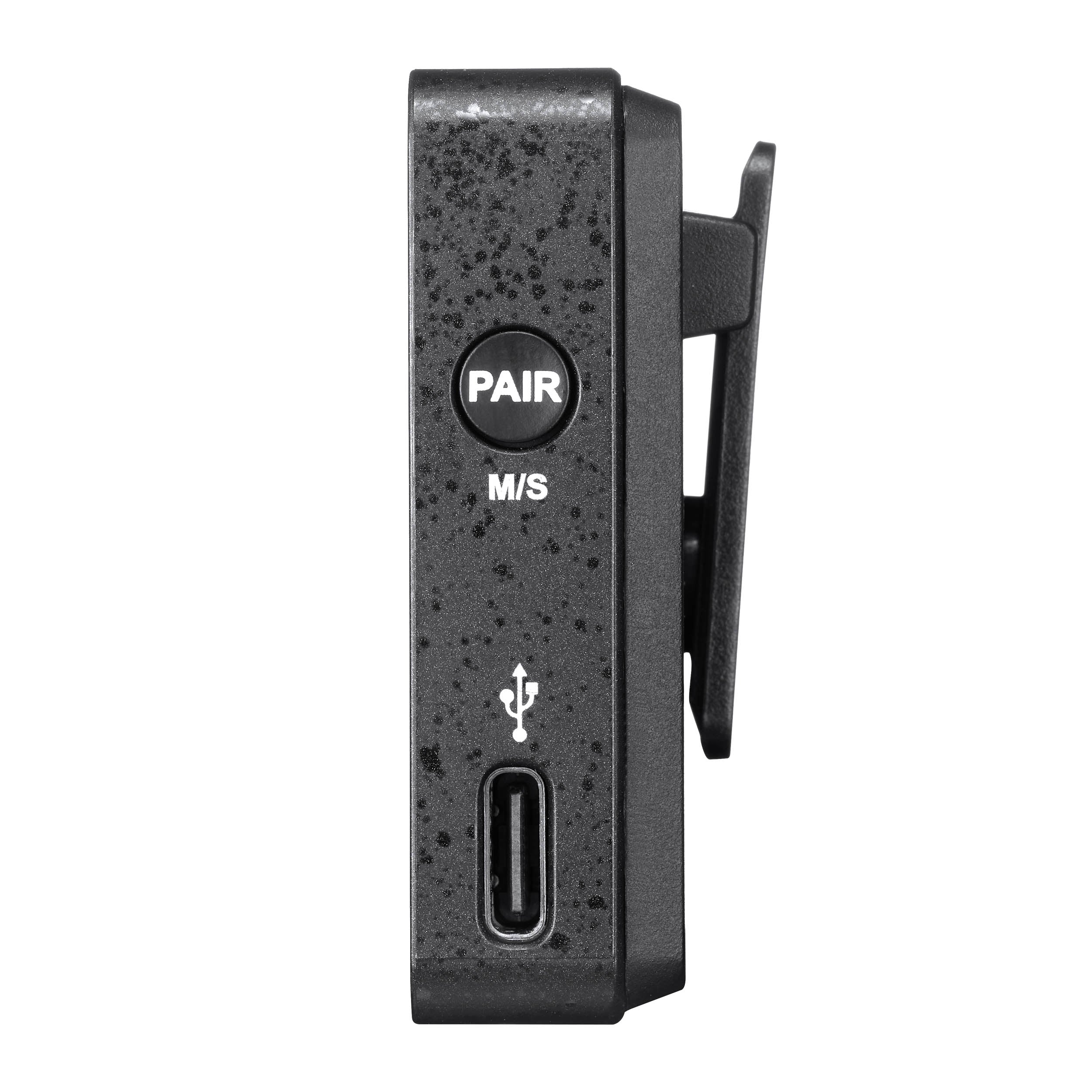 MoveLink II M2 2.4GHz Wireless Microphone System for Karaoke, Live Streaming, Church & Events - Professional Portable Mic Set with Stable Signal (Black)
