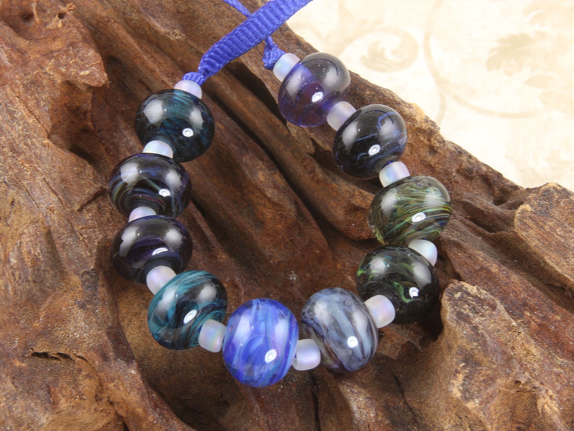 Vibrant Mini Lampwork Glass Beads Set for Jewelry Making - DIY Craft, Bracelets & Necklaces - SRA Certified Multicolor Beads