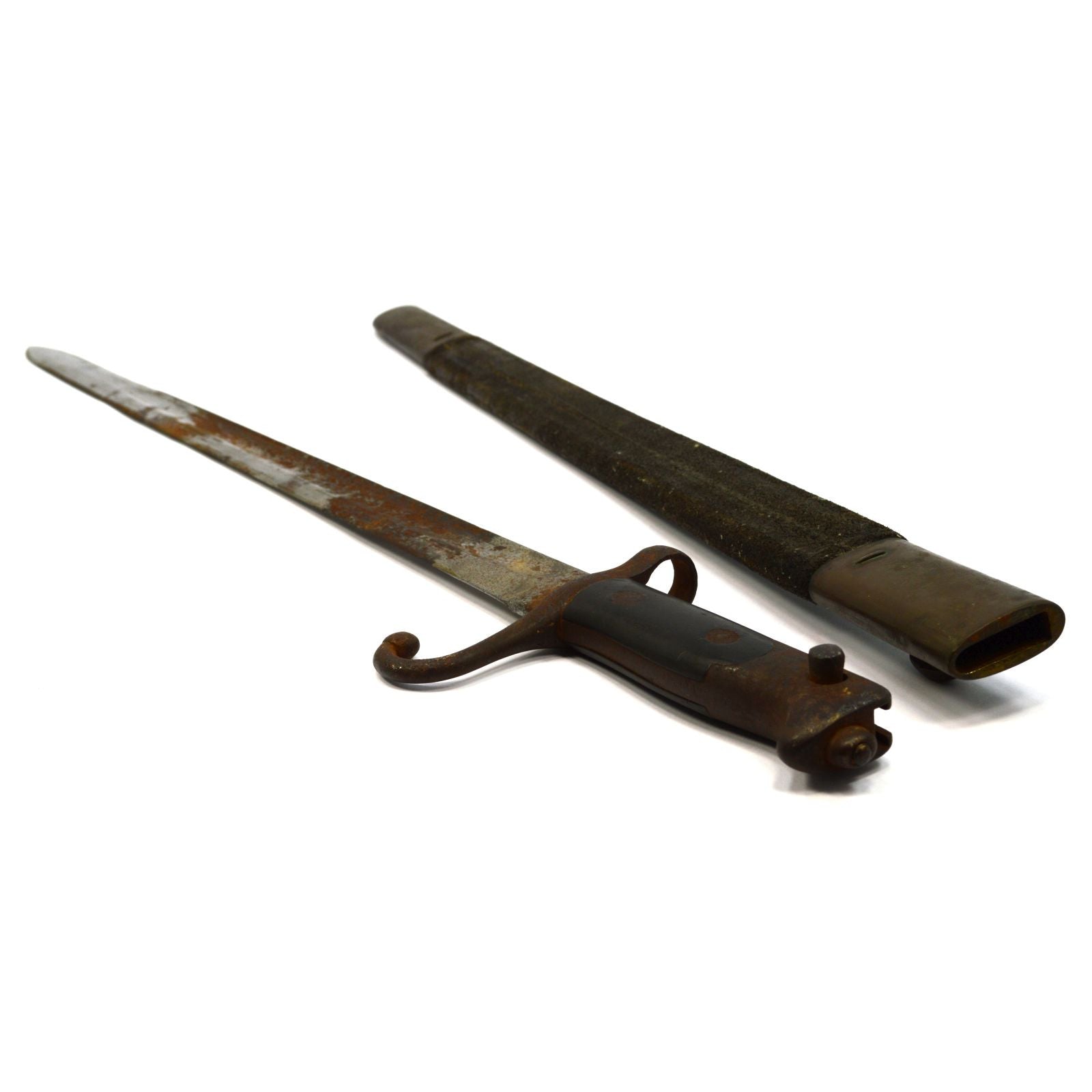 Antique Torino M1871 Sword Bayonet for Vetterli Vitali Rifles - Italian Military Collectible BG 1041 - Perfect for Historical Reenactments & Weapon Collections