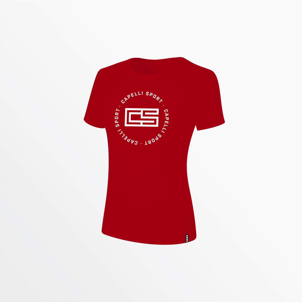 Women's Circle Monogram T-Shirt - Soft Cotton Casual Tee for Everyday Wear, Outfits & Layering